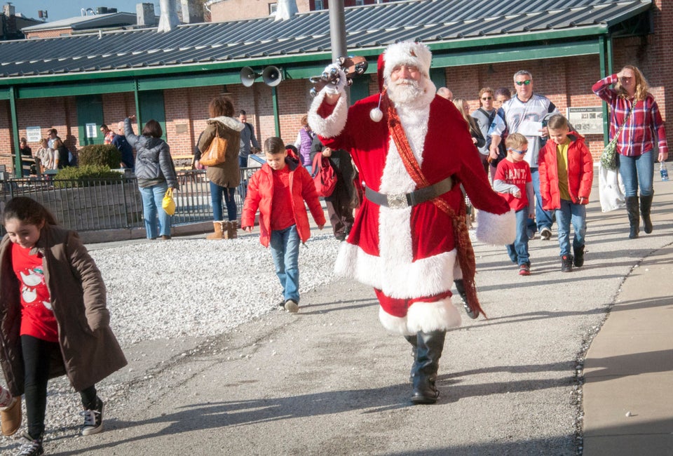 Join Santa for a ride aboard the B&O Railroad. Photo courtesy of B&O Railroad Museum