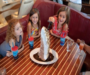 Enjoy the S’mores Baked Alaska at The Boathouse. Photo courtesy of the restaurant