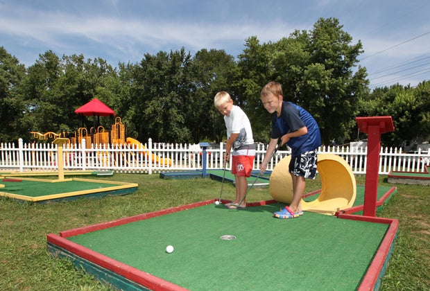 Family Campgrounds near Boston with Extras for Kids: Boston KOA