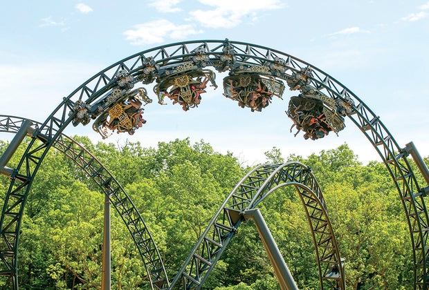 Silver Dollar City in Branson is home to the Time Traveler: Branson with Kids: 50 Best Things To Do in Branson, MO