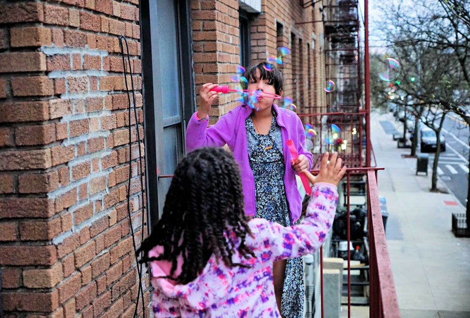 Finding relief and fun on the fire escape in NYC.