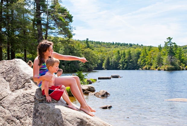 Best Swimming Lakes in Connecticut:Burr Pond State Park