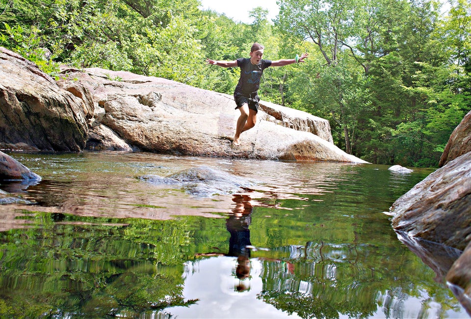 12 Spectacular Swimming Holes in New England Buttermilk Falls photo by Brian Flanagan/CC BY 2.0