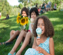 Buttonwood Farm serves up ice cream, sunflowers, and fun family entertainment. Photo courtesy of Visit CT