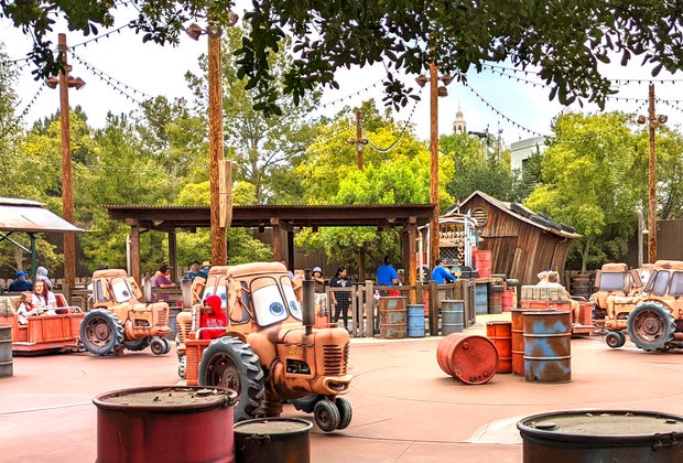 Disney California Adventure Park: See Cars Land at Night
