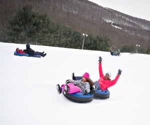 Delight in a day of snow tubing at Camelback Mountain Resort. Photo courtesy of the resort