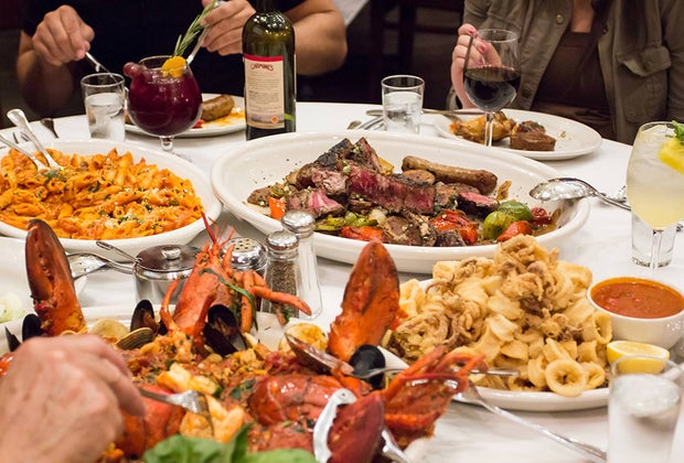 Restaurants open on Thanksgiving in NYC: Carmine's