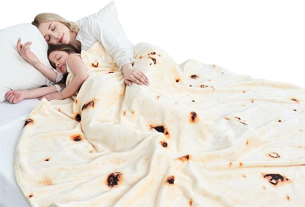 Gift Guide To the Best Gifts for Teens & Tweens: Burritos Tortilla Throw Blanket