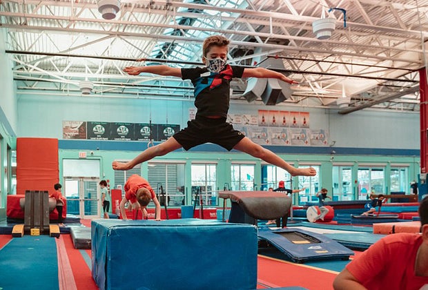 Chelsea Piers with kids gymnastics classes at the Field House