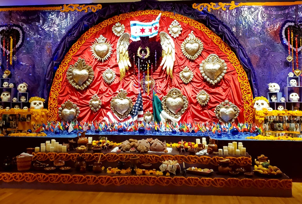 Mexican Museum of Art, a free museum in Pilsen. Photo courtesy of Mommy Poppins