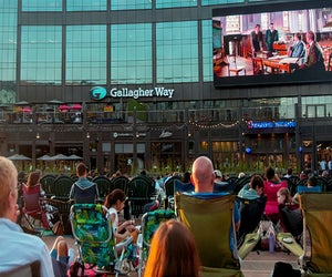 Movies at Gallagher Way begin May 21st! Photo courtesy of the event.