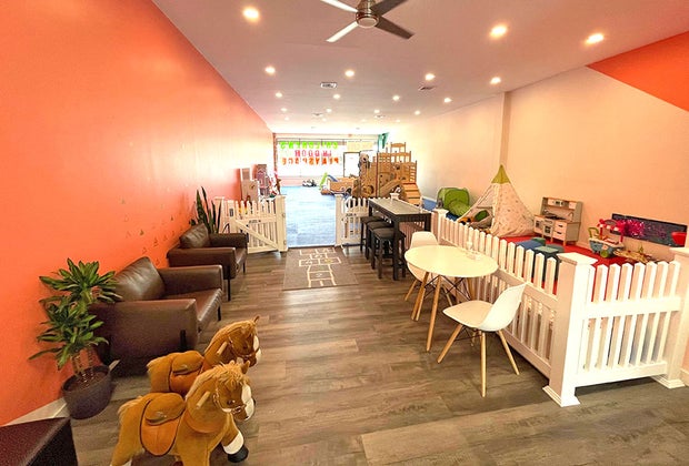 view of the playspace