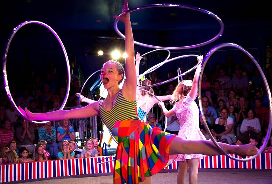 Weekend Fun for Boston Kids: Illumination, Sandcastles, and Donuts Circus Smirkus. Photo courtesy of the circus
