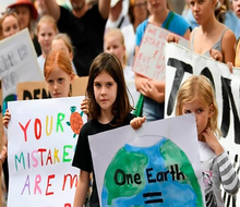 One way to battle the climate change anxiety in kids is to talk, research, and take action together.