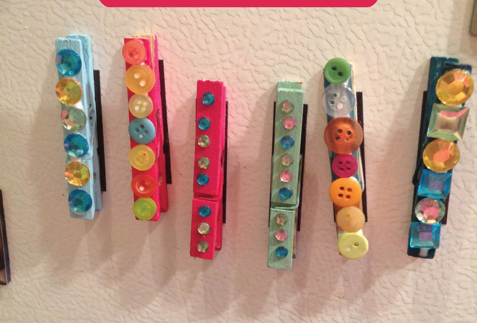 Clothespin Magnets - Fun &Easy Craft for Kids