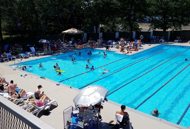 Photo of massive outdoor swimming pool- Swimming Pools and Spraygrounds