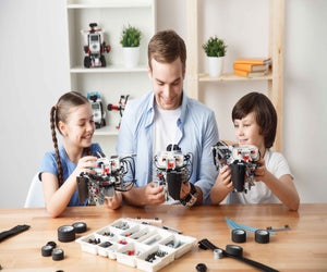 Code REV campers enjoy on-screen education and off-screen entertainment. Photo courtesy of CodeREV