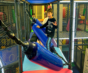 There's plenty of action in the 40,000-square-foot Complete Playground. 