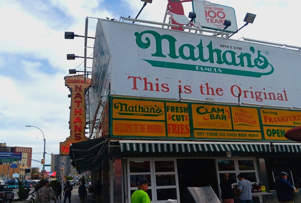 Coney Island Museum: Nathan's Famous is nearby
