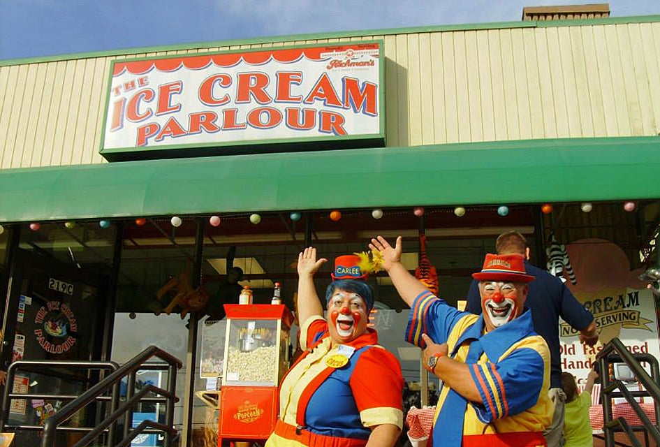 The circus-themed Ice Cream Parlour in Cherry Hill delights customers near and far with its frozen treats. Photo courtesy of the venue
