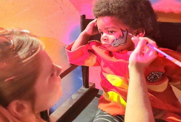 Haunt O' Ween: First face painting ever!