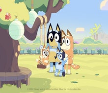 Catch all three seasons of Bluey–plus the show’s biggest episode ever–right now on Disney+.
