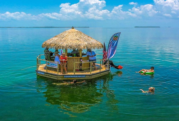 30 Things To Do in the Florida Keys with Kids: Tiki Boats