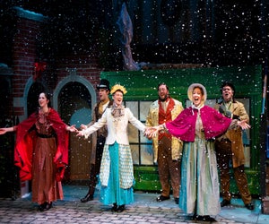 Holiday shows hit the stage all over Connecticut for 2024. A Christmas Carol at the Legacy Theatre. Production photo by Sam Bibbins.
