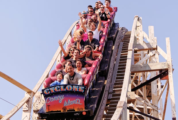 Amusement parks near NYC Cyclone at Coney Island