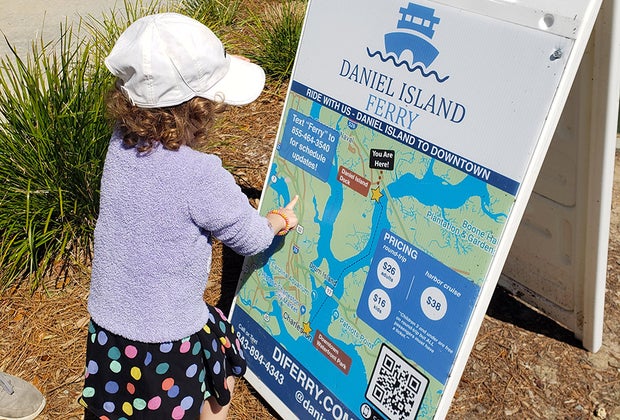 Daniel Island with Kids: Catch a ferry 