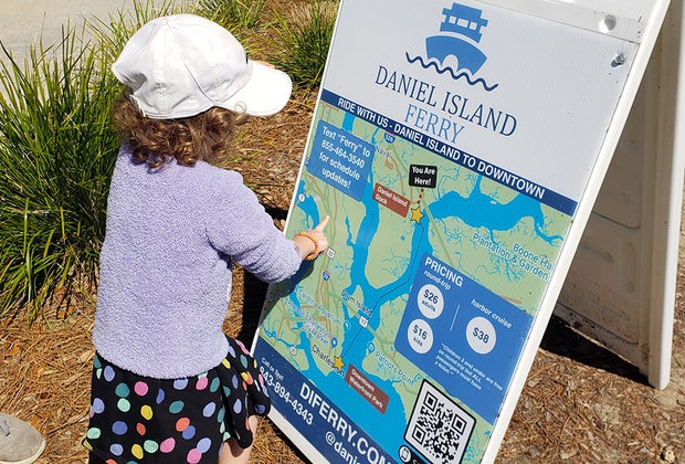 Daniel Island with Kids: Catch a ferry