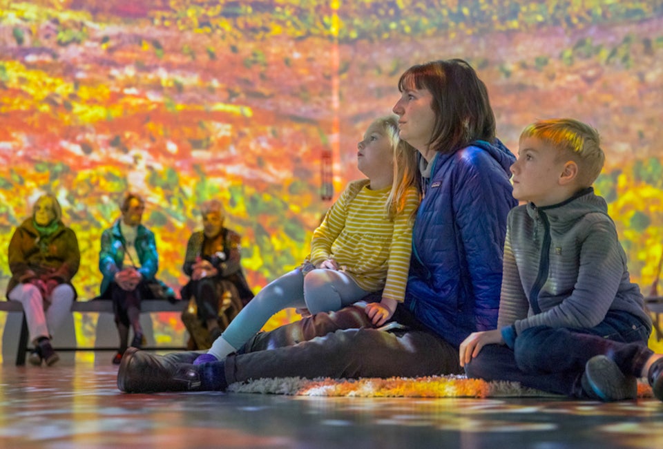 Christmas Vacation in DC: 19 Staycation Ideas for Things To Do With Kids Christmas vacation is the perfect time to catch Monet: The Immersive Experience before it leaves town in January! Photo courtesy of the experience