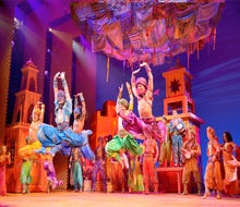Disney On Broadway has released a new instructional video teaching fans how to dance the opening number “Arabian Nights” (above) from Aladdin. Photo by Deen Van Meer