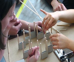 Enjoy hands-on activities in the lobby and galleries  at the Museum of Design Atlanta. Photo courtesy of MODA