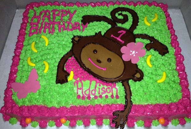 DJ's Bakery monkey cake
