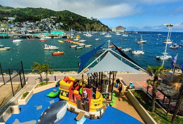 Best Things To Do with Kids on Catalina Island: Knabe Park playground