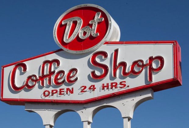 Dot Coffee Shop is open all day on Thanksgiving.