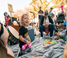 There's plenty of free fun to be had when we team up with Brooklyn Bridge Parents to host Playtopia at Atlantic Antic on Sunday. Photo courtesy of Playtopia at Atlantic Antic 
