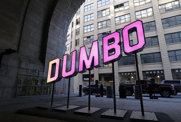 DUMBO art sign