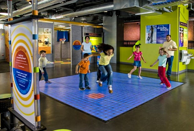 Image of children having fun at the Boston Children's Museum.