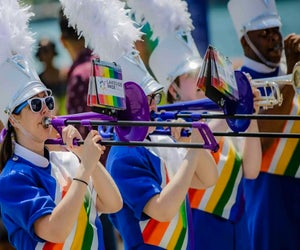 The Lakeside Pride Marching Band photo courtesy of Navy Pier Pride
