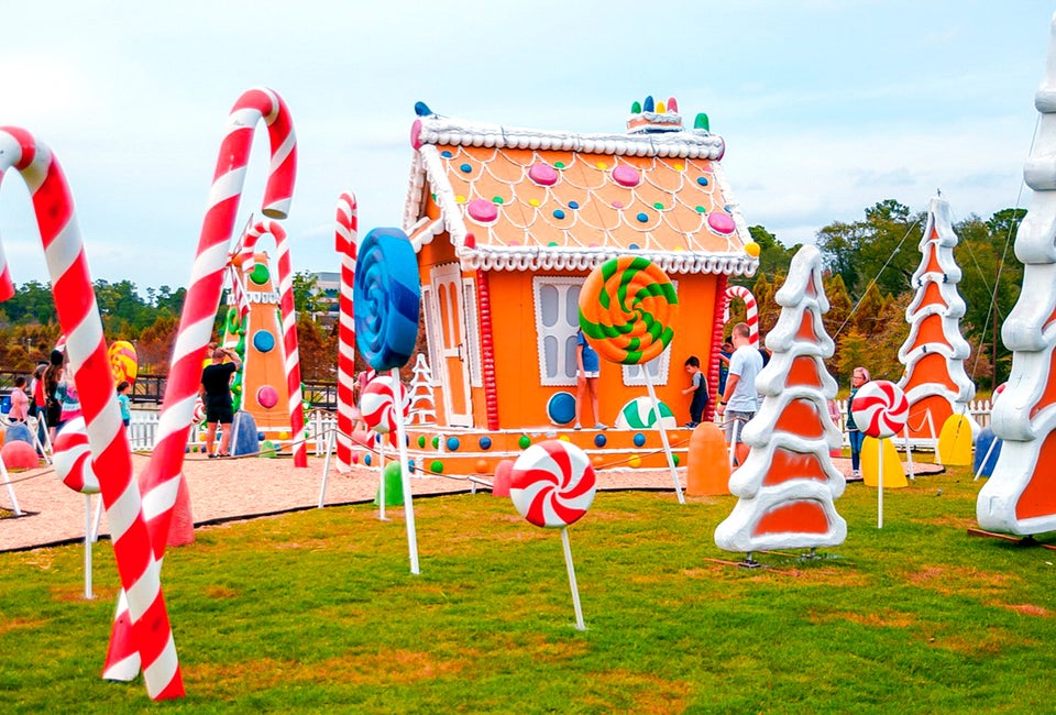 Check out Gingerbread Village at City Place on Christmas Day in Houston. Photo courtesy of City Place Plaza