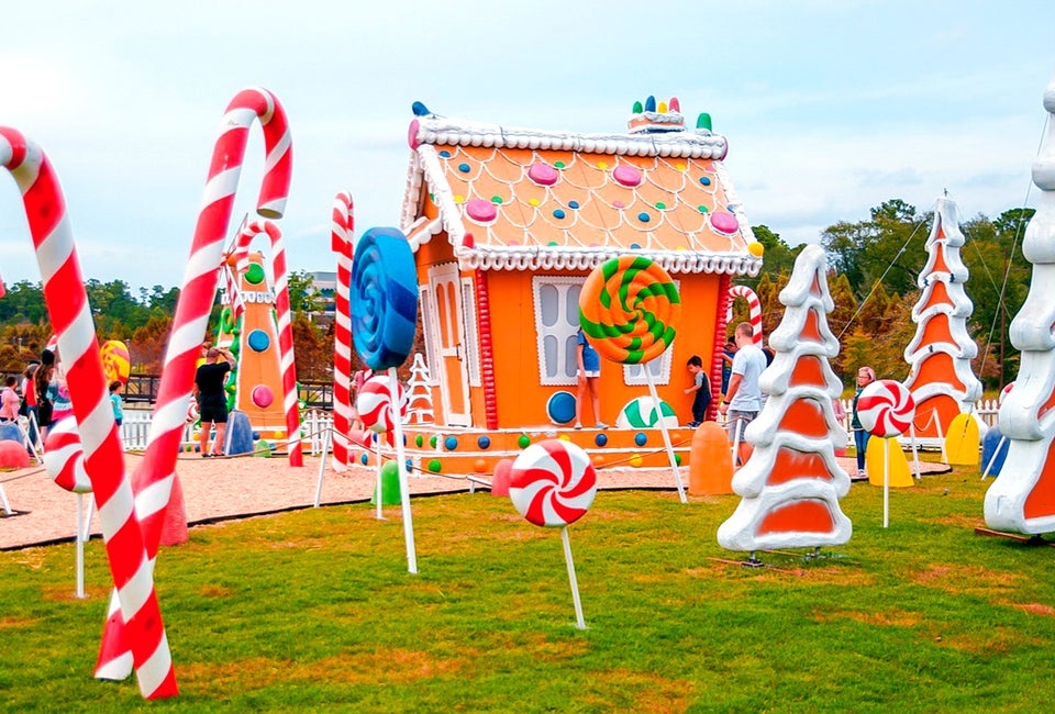 What's Open on Christmas Day in Houston: A List of Awesome Things To Do Check out Gingerbread Village at City Place on Christmas Day in Houston. Photo courtesy of City Place Plaza