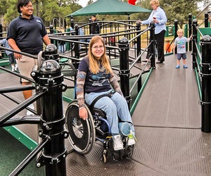 Playgrounds Without Limits photo courtesy of Memorial Park, Facebook
