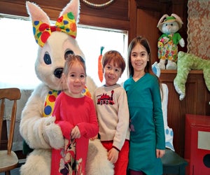 Easter Bunny Train. Photo courtesy of Danbury Railway Museum 