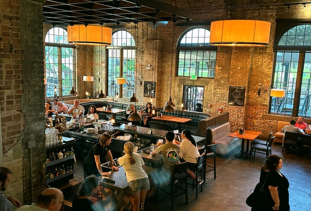 Elegant enough for parents and with fabulous kid-friendly food for all ages at The Edison.