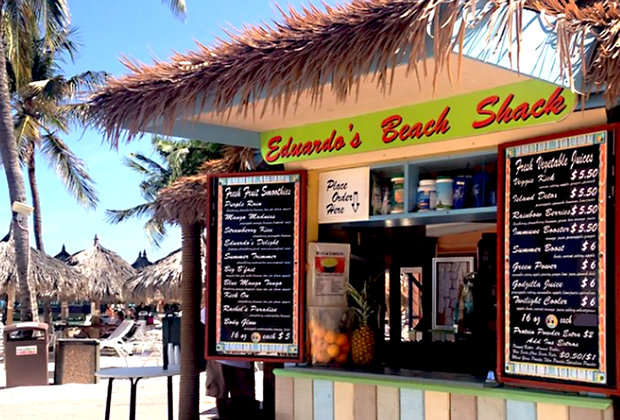 Aruba with Kids: Eduardo’s Beach Shack