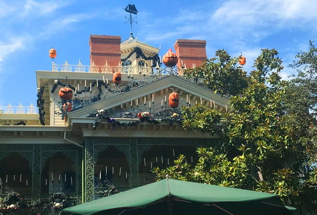 Disneyland Haunted Mansion at Halloween Time