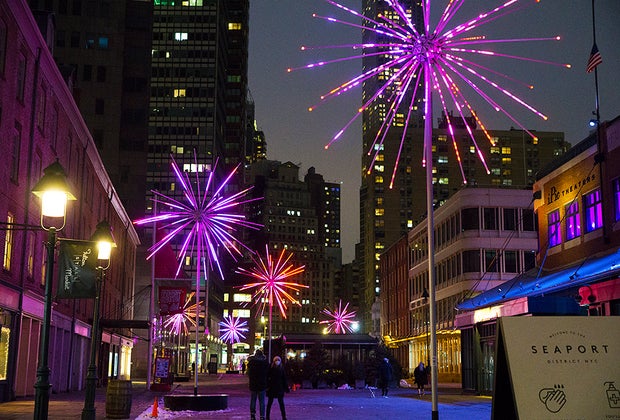 Public Art Electric Dandelions