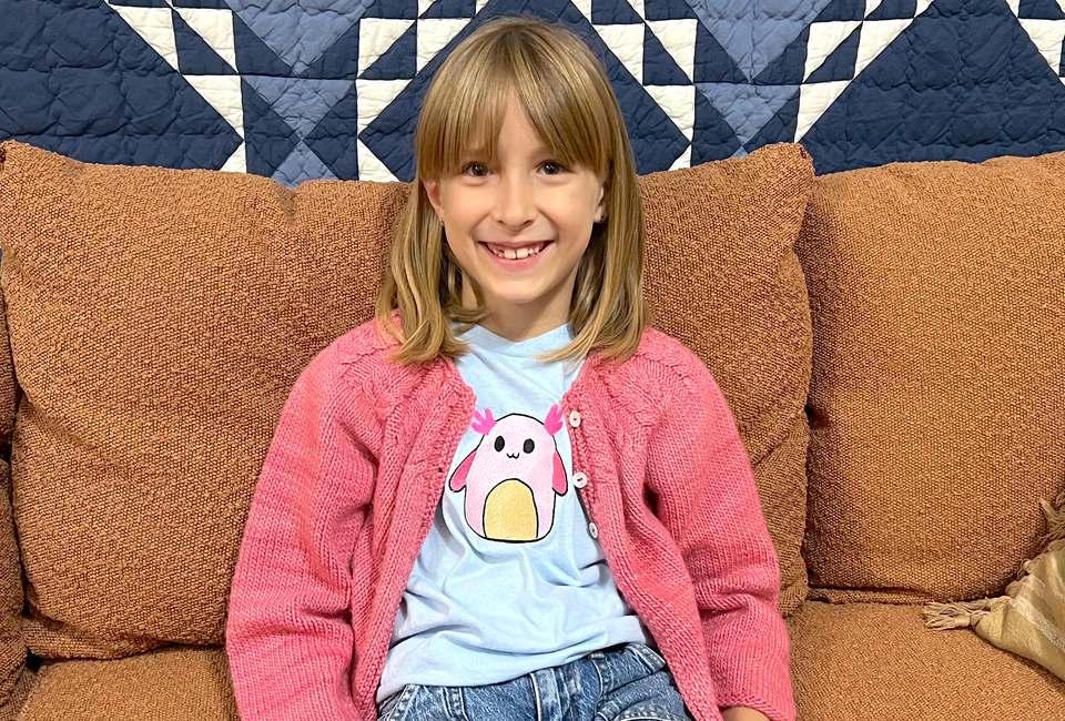 Kids' artwork is just one way to create perfectly personalized gifts with Vivid Customs. Photo by Jessica Laird